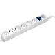 Сетевой фильтр POWERCUBE SPG(5+1)-16B-3М-WHITE, 3м, белый