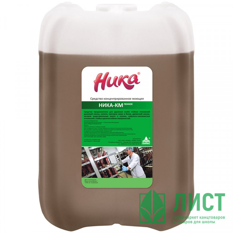 Ч/с для удаления дымовой смолы,копоти Ника-КМ 6кг высокощелочное (пенное)