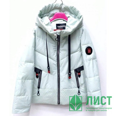 Куртка осенняя для девочки (GOTIMINI) арт.dux-B-30-1 размерный ряд 34/134-42/158 цвет мятный Куртка осенняя для девочки (GOTIMINI) арт.dux-B-30-1 размерный ряд 34/134-42/158 цвет мятный