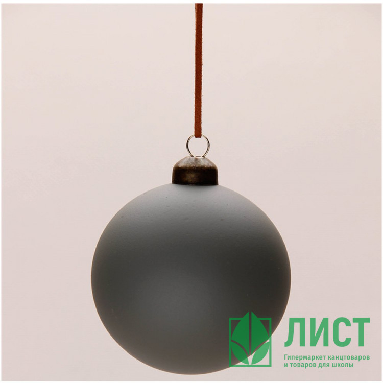 Шар пластик 06см матовый цв.коричнево-зеленый 224 арт.5424