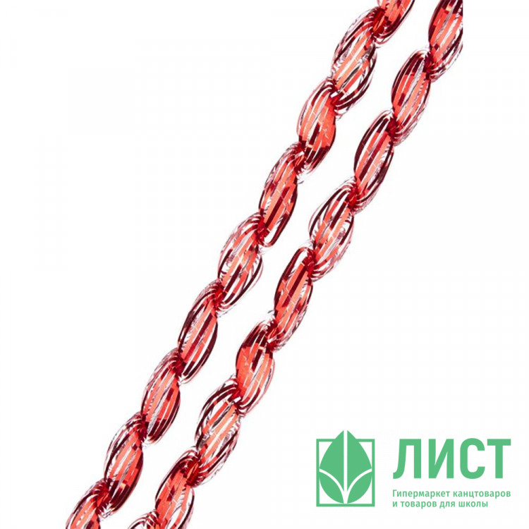 Мишура 4*150см красный арт.75774