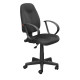 Кресло для оператора пластик/ткань СИРИУС черный (Jp15-2/TW-11/Е72к) арт.С-102