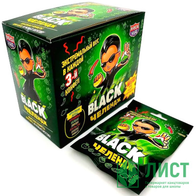 Жевательная конфета Black Челендж 15гр (Ст.20) Жевательная конфета Black Челендж 15гр (Ст.20)