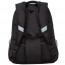 Рюкзак для девочек школьный (Grizzly) арт RD-440-3/1 черный-золото 29х40х20 см - 