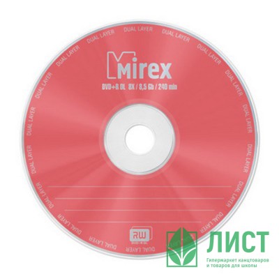 Диск  DVD+R Mirex 4,7Гб 16x Cake Box (Ст.10) УПАКОВКА Диск  DVD+R Mirex 4,7Гб 16x Cake Box (Ст.10) УПАКОВКА