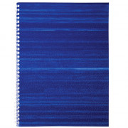 Тетрадь А4 клетка 96 листов бумвинил на гребне (BG) синий арт.Т4гр_бв96к_12345