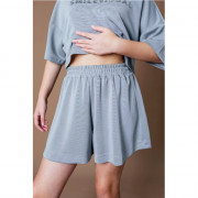 Шорты для девочки арт Deloras 22567 размер 34/134-44/164 цвет серый