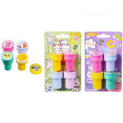 Штампик (Mazari) набор 4 штуки Котики размер 2,6х3,5 см арт.M-20738