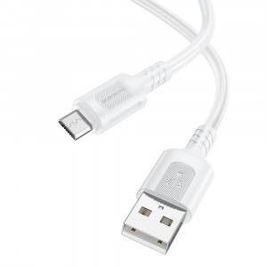 Кабель USB - micro USB BOROFONE BX111 2,4A, 1м, белый