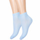 Носки детские арт.С736 размер 18-22 хлопок 69% полиамид 24% эластан 7% цвет голубой для девочки (Красная ветка)