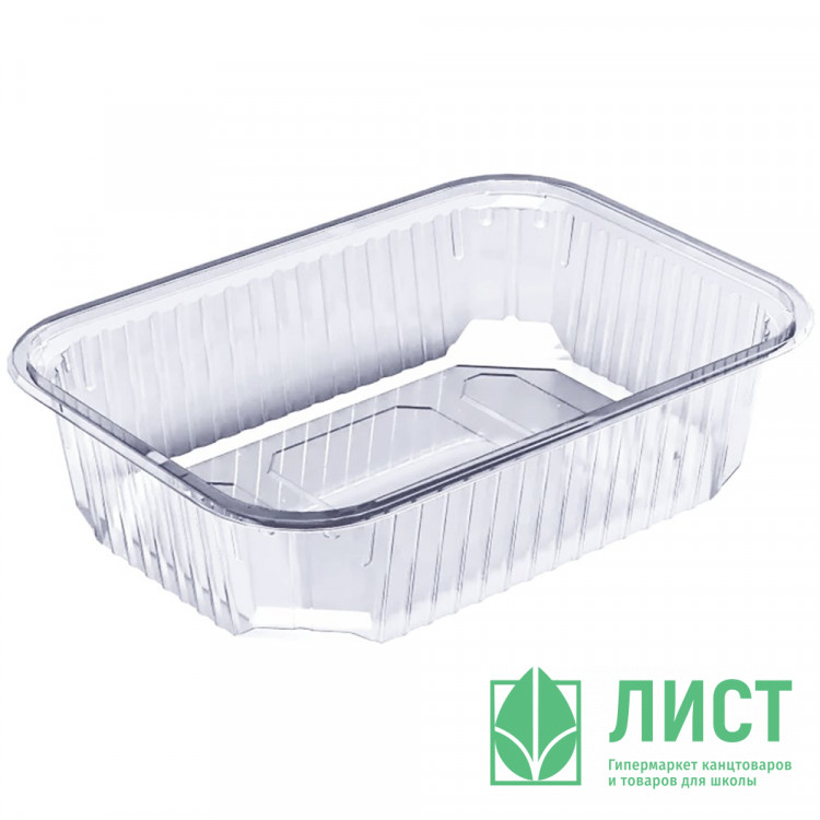 Контейнер низкий без крышки 750мл 186*132*46мм (Ст.100/500)