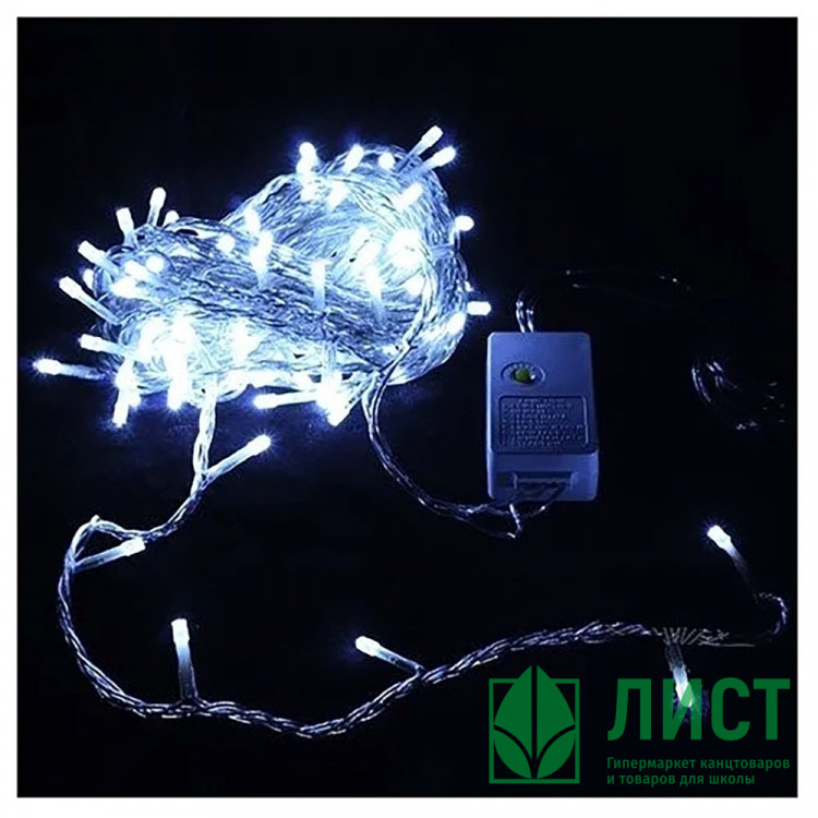 Гирлянда эл.д/дома точечная 12м 120LED цв.белый арт.ILD120C-GW