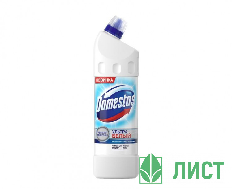 Чистящее средство для сантехники Domestos 1000мл Ультра Блеск (Ст.12)