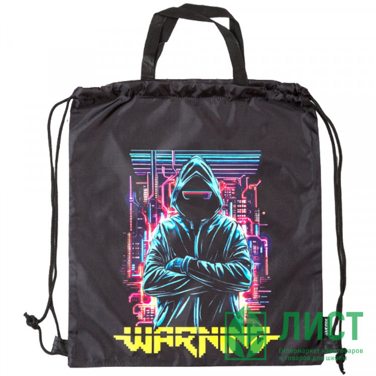 Сумка для сменной обуви 1 отделение (deVENTE) Cyber 40х47 см арт.7040511