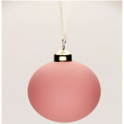 Шар пластик 06см матовый цв.розовый щербет 104 арт.РШ5304