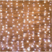 Гирлянда эл.д/дома занавес Дождь 2*3м 240LED (св.провод) цв.белый, без соединения арт.235-065