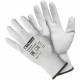 Перчатки "Для точных работ", полиэстер, полиуретановое покрытие, 9(L), белые, Fiberon, PSV036P
