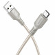 Кабель USB - micro USB BOROFONE BX116, 1м, серый