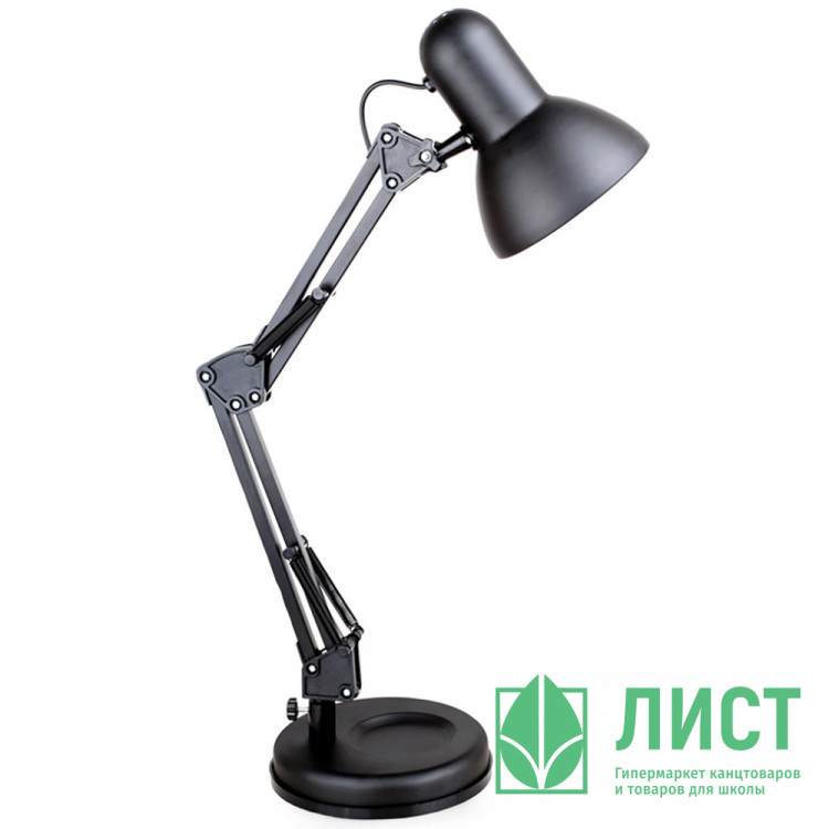 Светильник настольный на подставке Camelion (230V/60W/ЛОН) черный арт.KD-313