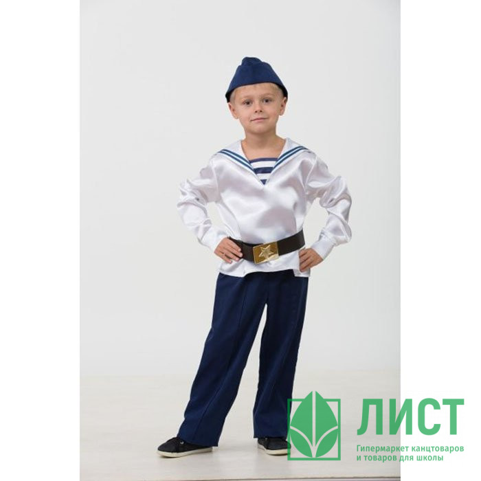 Украшение новогоднее Матрос парадный (матроска,брюки,пилотка,ремень) р.40/158 арт.5703-40