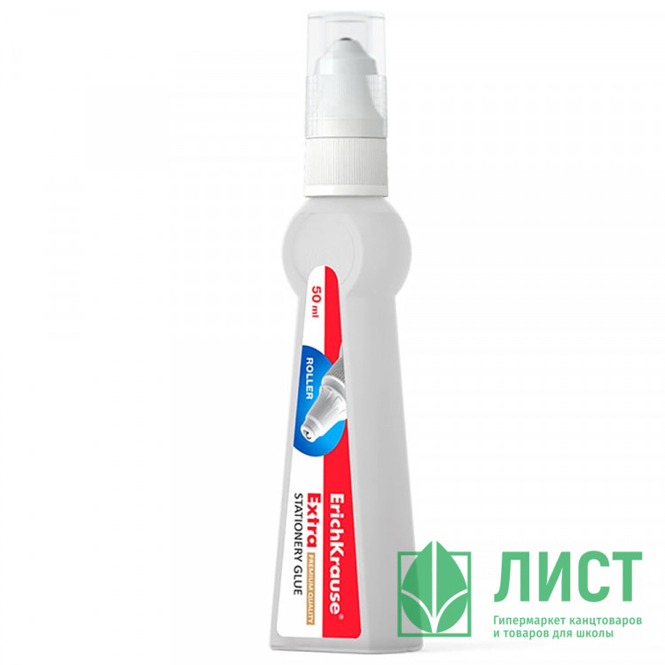Клей канцелярский 50мл ErichKrause Extra роллер арт.2877 (Ст.12/288)