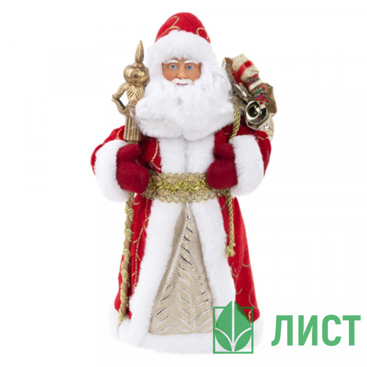 Игрушка декор. "Дед Мороз" 41,5см в красной шубке арт.94369