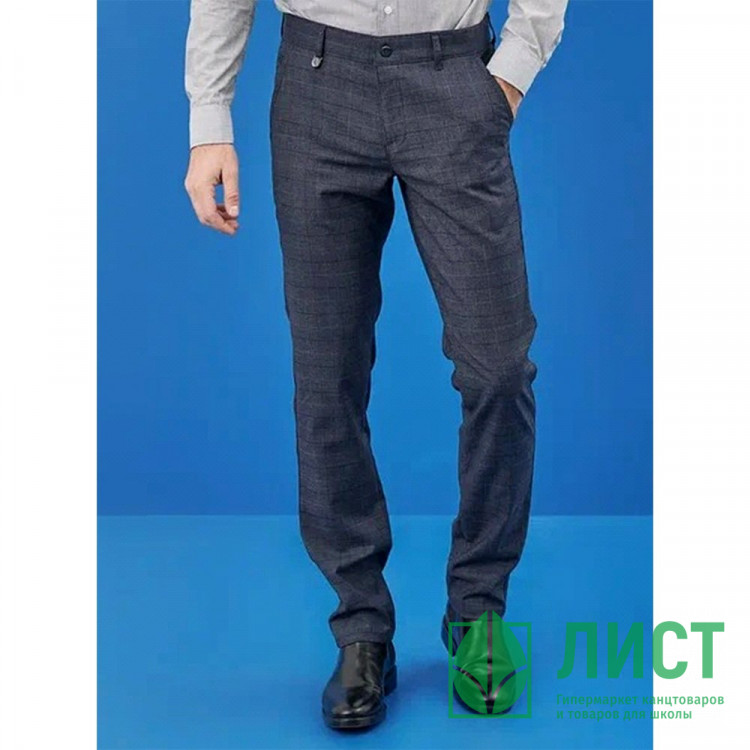 Брюки для мальчика (Bremer) Костнер зауженный силуэт размер 46/170-48/182 цвет серый