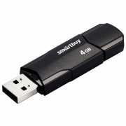 Флеш диск 4GB USB 2.0 Smartbuy CLUE SB4GBCLU-K, черный