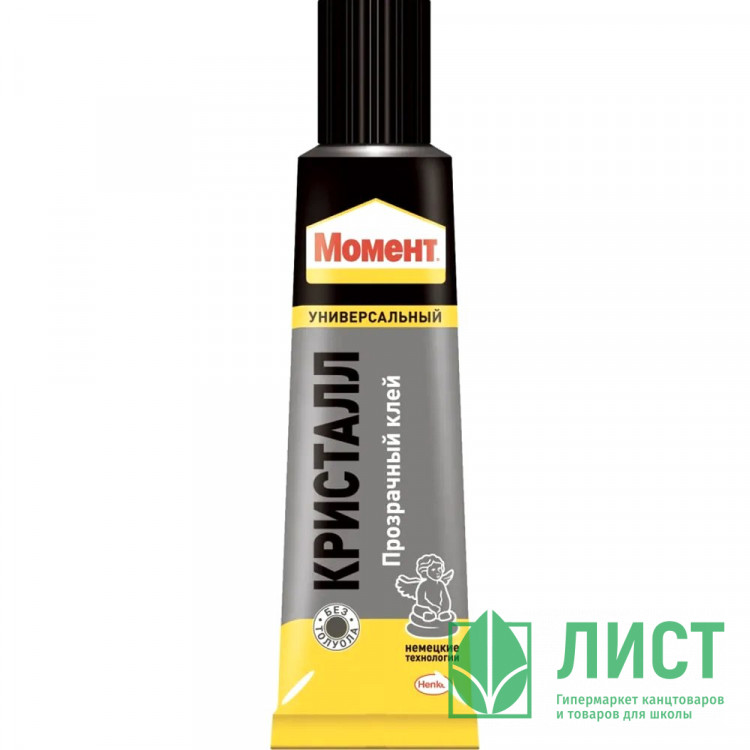 Клей "Момент Кристалл" прозрачный 30мл Henkel арт.873873