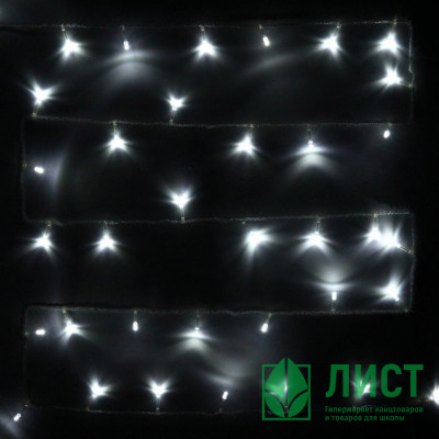 Гирлянда эл.д/дома точечная 9,5м 100LED цв.белый (с.провод) 8реж. (можно соединять) IP-20 арт.129-020 Гирлянда эл.д/дома точечная 9,5м 100LED цв.белый (с.провод) 8реж. (можно соединять) IP-20 арт.129-020