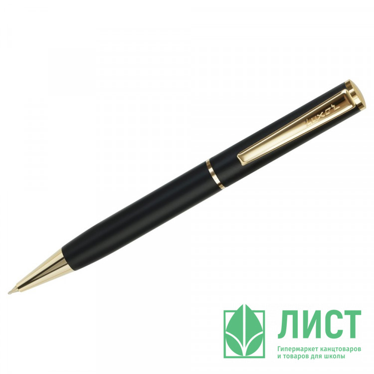 Ручка шариковая подарочная (LUXOR) Rado корпус черный/золото, поворотный механизм, футляр арт.2751