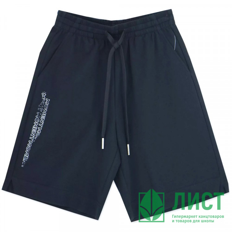 Шорты для мальчика артикул DELORAS 55505 размерный ряд 34/134-44/164 цвет черный