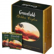 Чай Greenfield 100пак. Golden Ceylon черный (Ст.9)