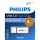 Флеш накопитель 4GB PHILIPS SNOW2.0 4GB, USB 2.0