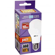 Лампа светодиодная Е27 10Вт 5000К (холодный) Jazzway груша (Ст.10)