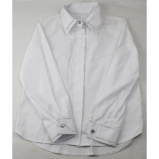 Блузка для девочки (Топтышка) длинный рукав цвет белый арт.5258 размерный ряд 34/134-42/158