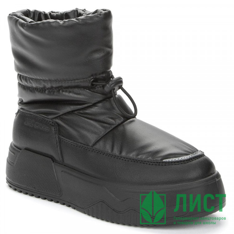 Дутики для девочки (CROSBY) белый верх-текстиль подкладка - искусственная шерсть  артикул 238161/09-01