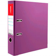 Папка-регистратор 50мм ПВХ с 2 сторонней обтяжкой, металлический уголок, фиолетовая, разоб-я, арт. 3093209 (Ст.50)