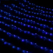 Гирлянда эл. Уличная занавес дождь 2*3м 800л. Led цв.Синий (с.Провод) 8реж. Арт.706345