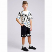 Шорты для мальчика арт.CLE 846556/76а_п1 размер 34/134-42/158 цвет черный