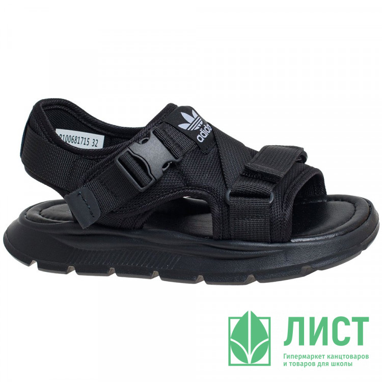 Сандалии для мальчика (Сказка) черный верх- текстиль подкладка-натуральная кожа размерный ряд 32-37 арт.R100681715BK