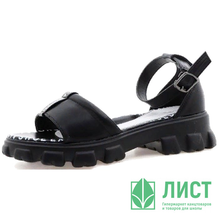 Босоножки для девочки (JONG.GOLF) черный верх-искусственная кожа подкладка-искусственная кожа размерный ряд 33-36 арт.RC271_C20216-0