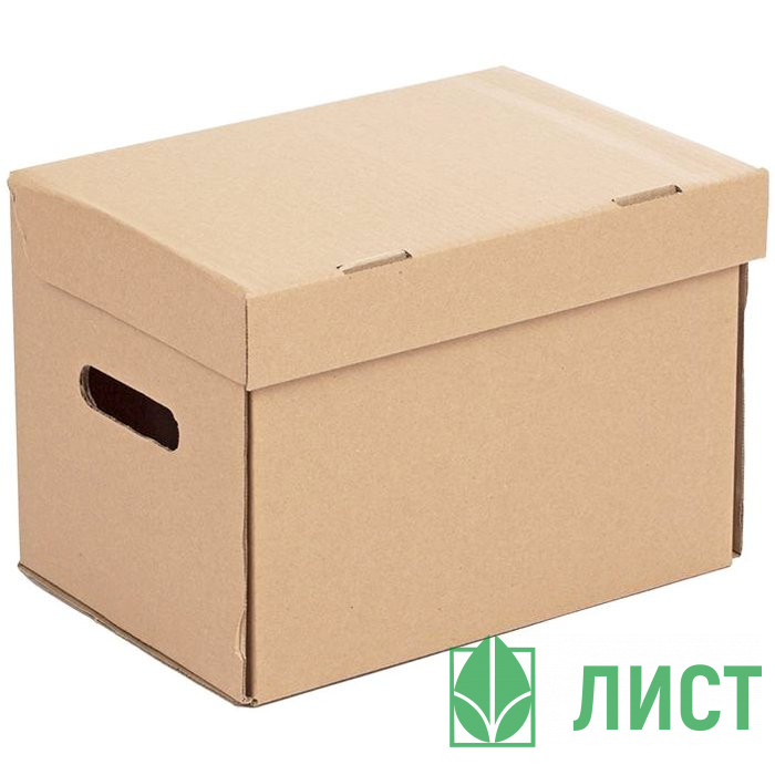 Короб архивный г/карт 325х235х235мм с откидной крышкой (Т-23) арт.1023072 (Ст.20)