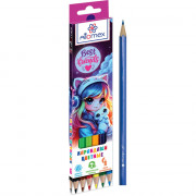 Карандаши цветные Attomex Лучшие друзья (Best Friends) 6 цветов 2М 2,65 мм шестигранные арт.5021615