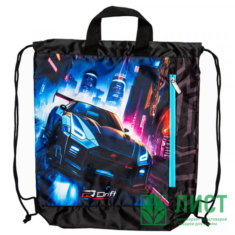 Сумка для сменной обуви 1 отделение (deVENTE) Drift карман на молнии 38x43x9 см арт.7040436