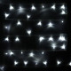 Гирлянда электрическая для дома точечная 24м 280LED цвет белый (светлый провод) 8режимов (можно соединять) арт.128-003