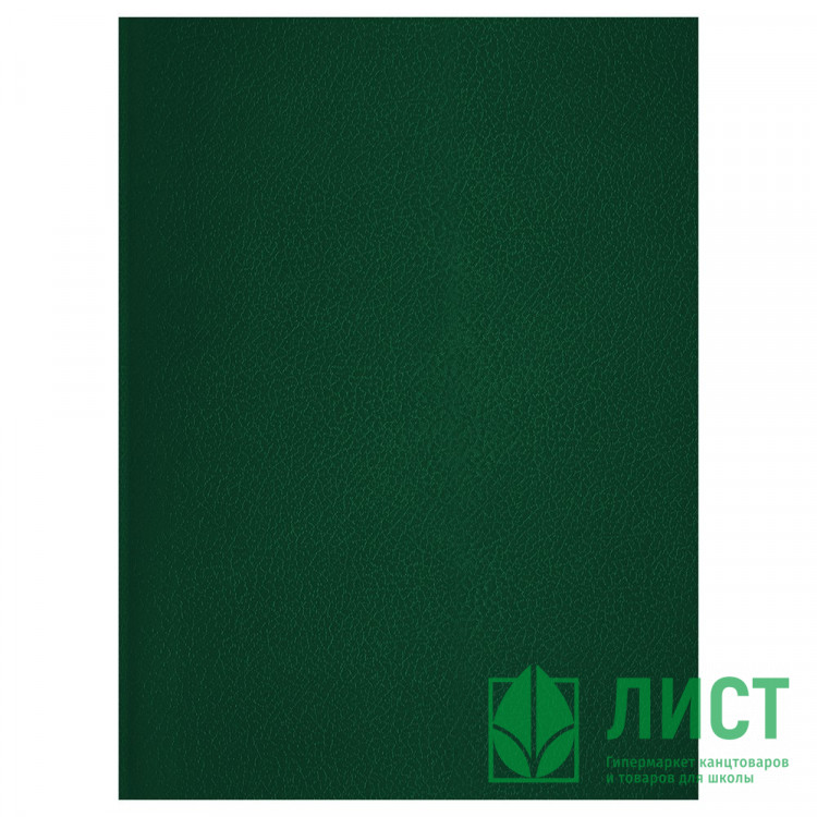 Тетрадь А4 клетка 48 листов бумвинил скоба (BG) зеленый арт.Т4бв48к_12322