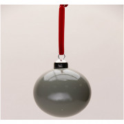 Шар пластик 08см глянцевый цв.коричневый 225 арт.РШ2625