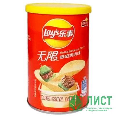 Чипсы Lays 40гр BBQ, барбекю (Ст.24) Чипсы Lays 40гр BBQ, барбекю (Ст.24)