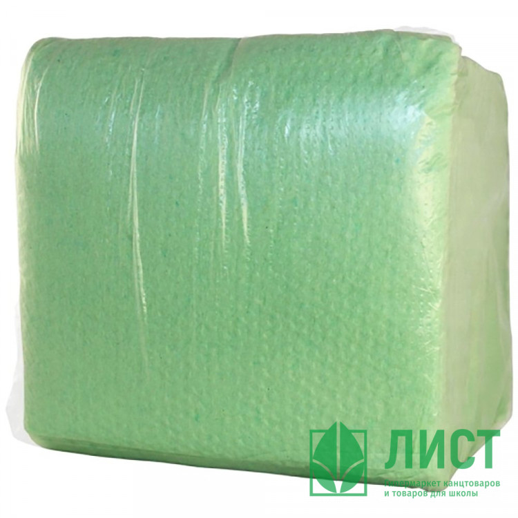 Салфетки 100штук  в пачке Салатовые (Ст.42)